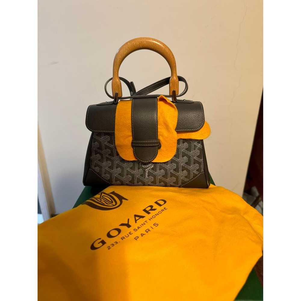 Goyard Saïgon leather handbag - image 2