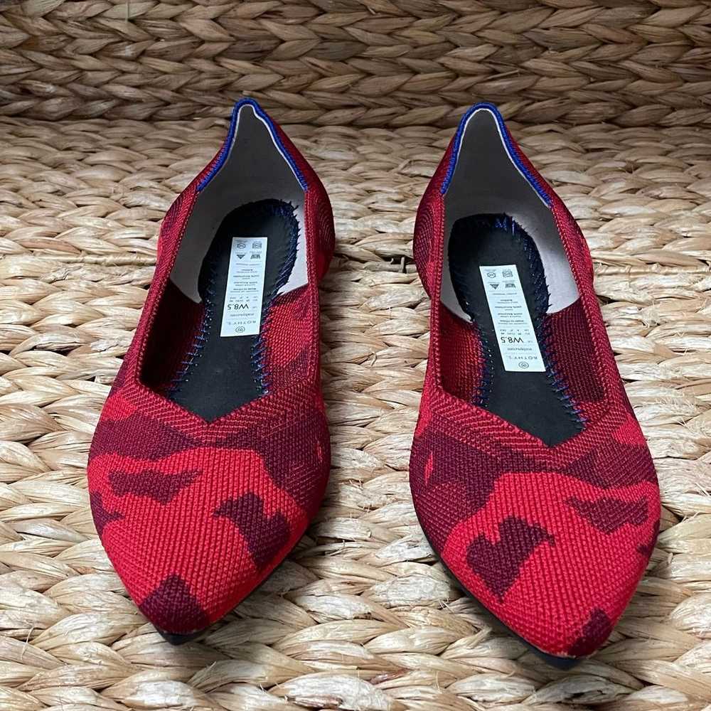 Rothys Red Camo Print Flats The Point - image 2