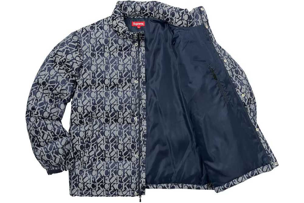 Supreme Supreme Fuck Jacquard Puffy Jacket - image 12