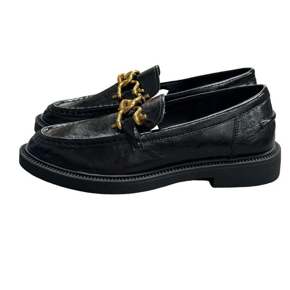 Steve Madden Karmine Black Leather Loafers NWOB - image 2