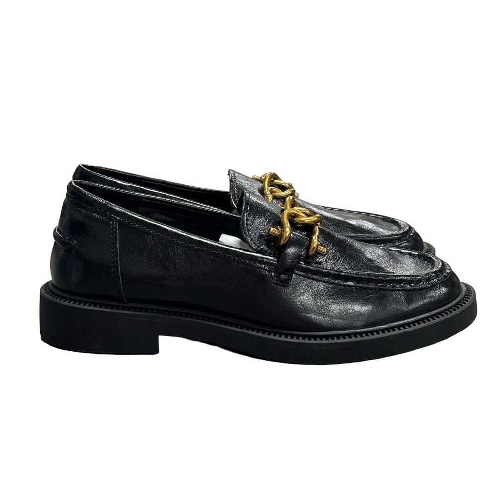 Steve Madden Karmine Black Leather Loafers NWOB - image 5