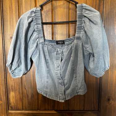 Vici Denim crop - image 1