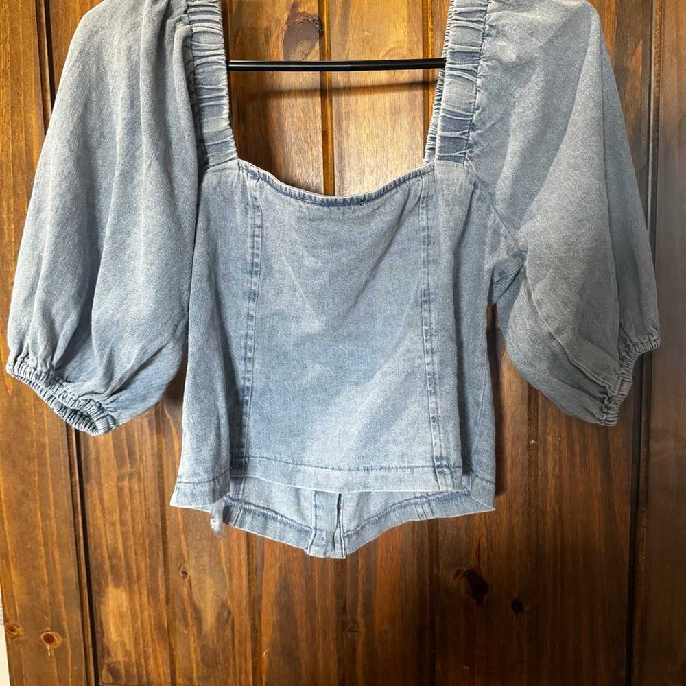 Vici Denim crop - image 2