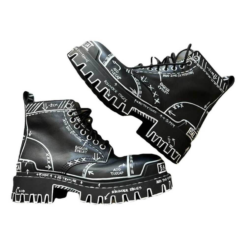 Balenciaga Strike leather boots - image 1