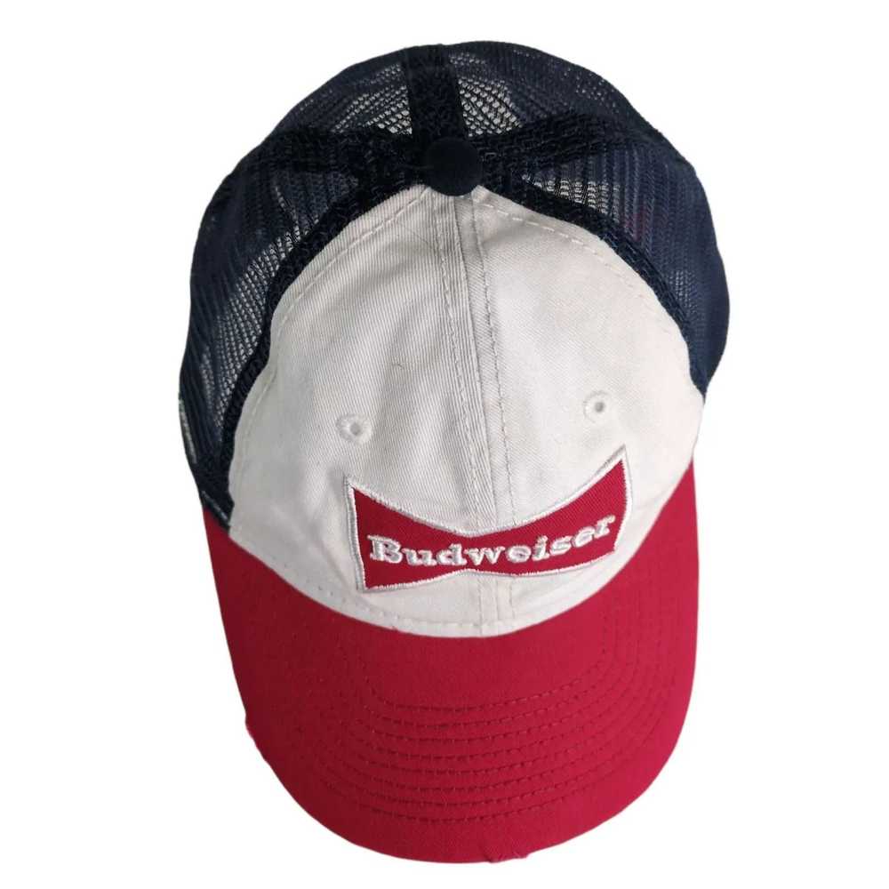 Vintage Anheuser-Busch BUDWEISER Beer Trucker Mes… - image 2