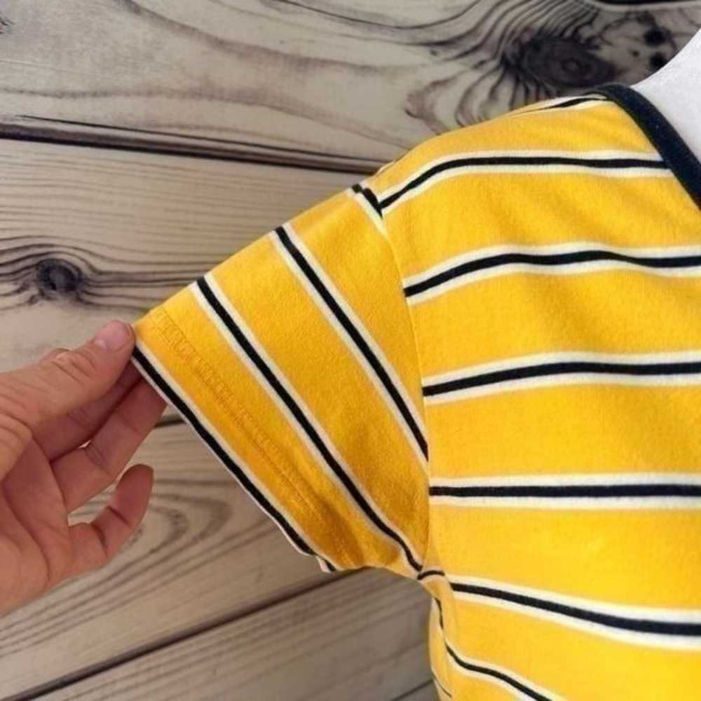 Vintage Tommy Hilfiger Tommy Jeans Yellow Striped… - image 3