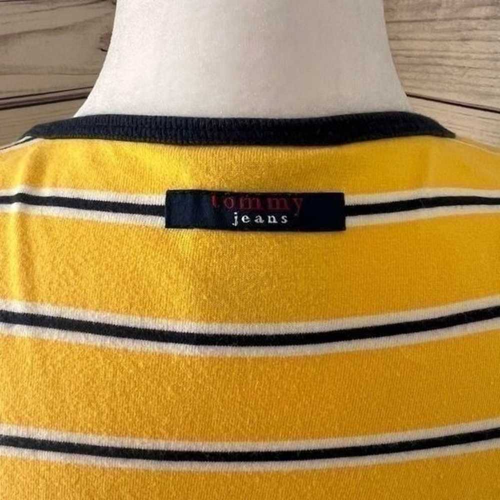 Vintage Tommy Hilfiger Tommy Jeans Yellow Striped… - image 6