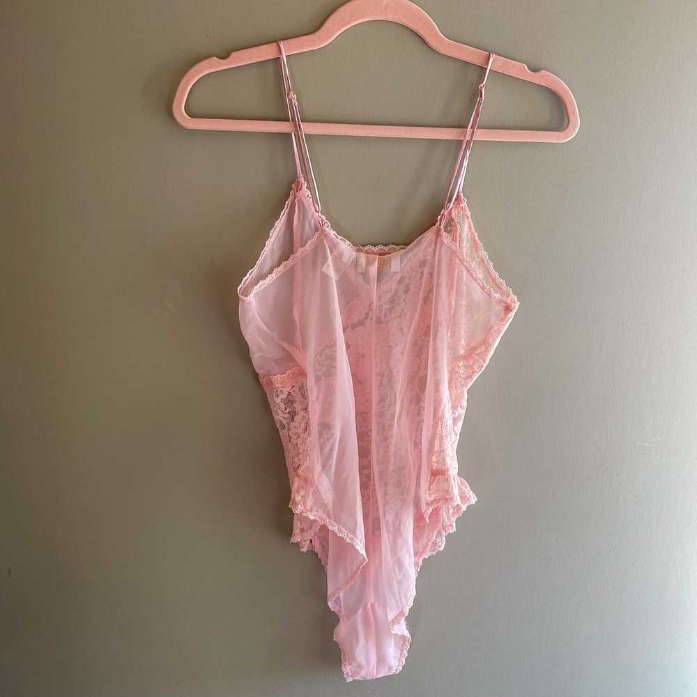 Vintage 80s Victorias Secret Coquette Laced Bodys… - image 3