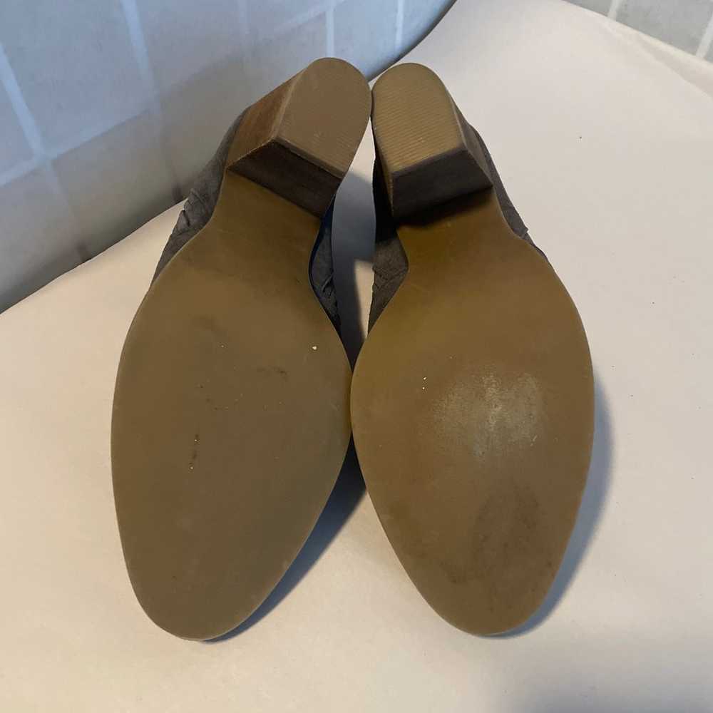 Steve Madden Mertta Sz 9 Taupe Slip On Mule Booti… - image 7