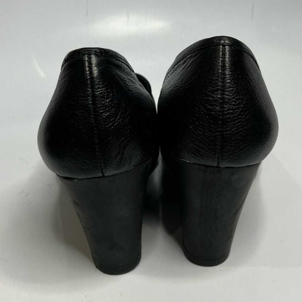 Aerosoles black loafer heels size 9.5 - image 5