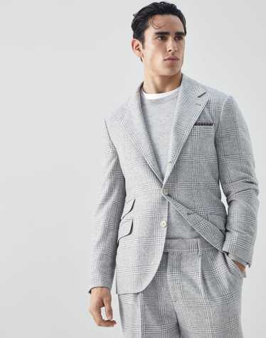 Brunello Cucinelli Woven Jacket in Grey - image 1