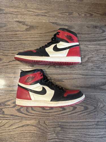 Jordan Brand × Nike Retro Jordan 1 Bred Toes - image 1