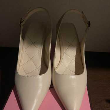 Landa White Pointed Toe High Heels