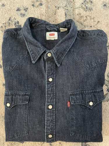 Levi's Snap Front Denim Chores Shirt