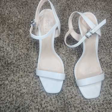 Shutz off white heels size 9