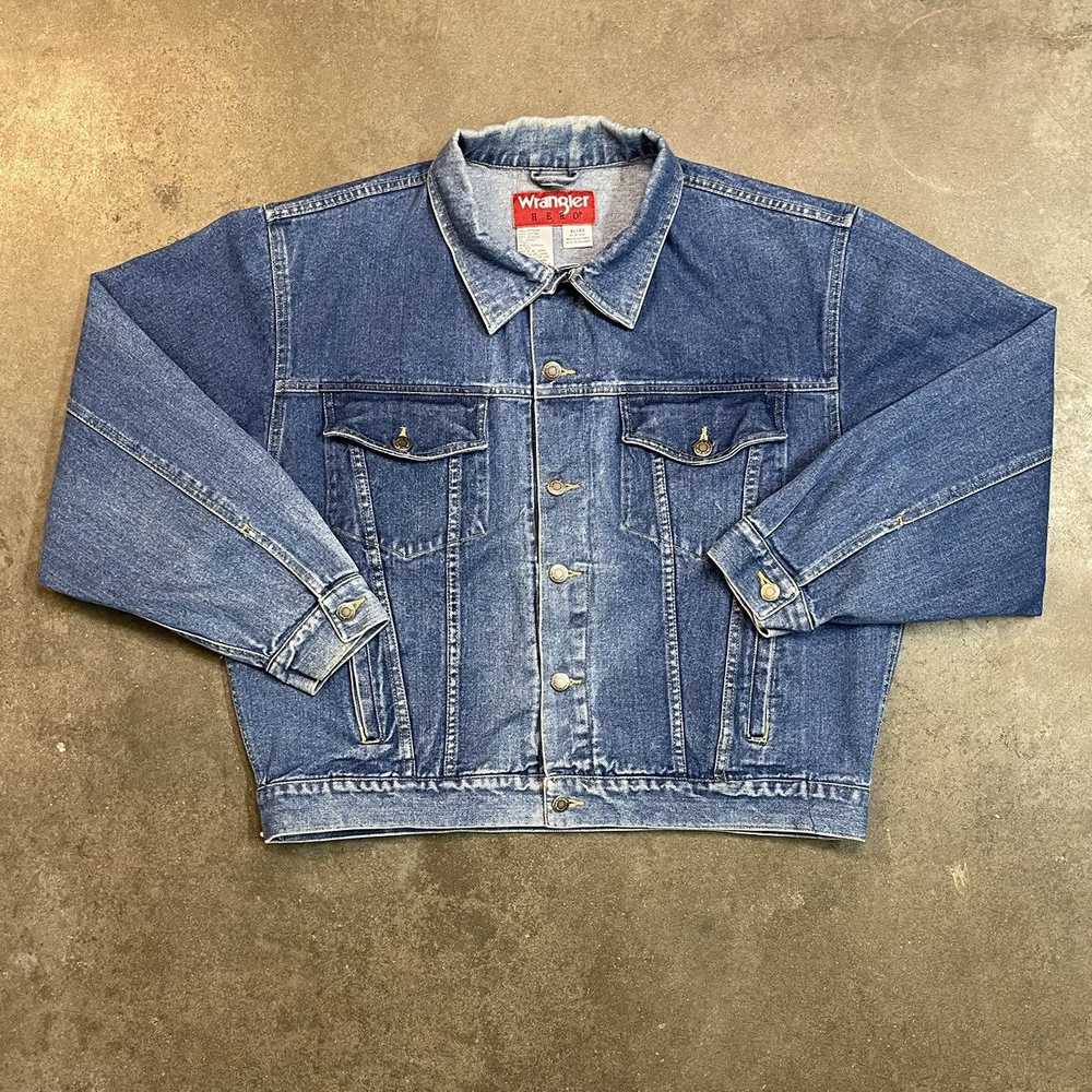 Denim Jacket × Vintage × Wrangler Vintage 90s Wra… - image 1