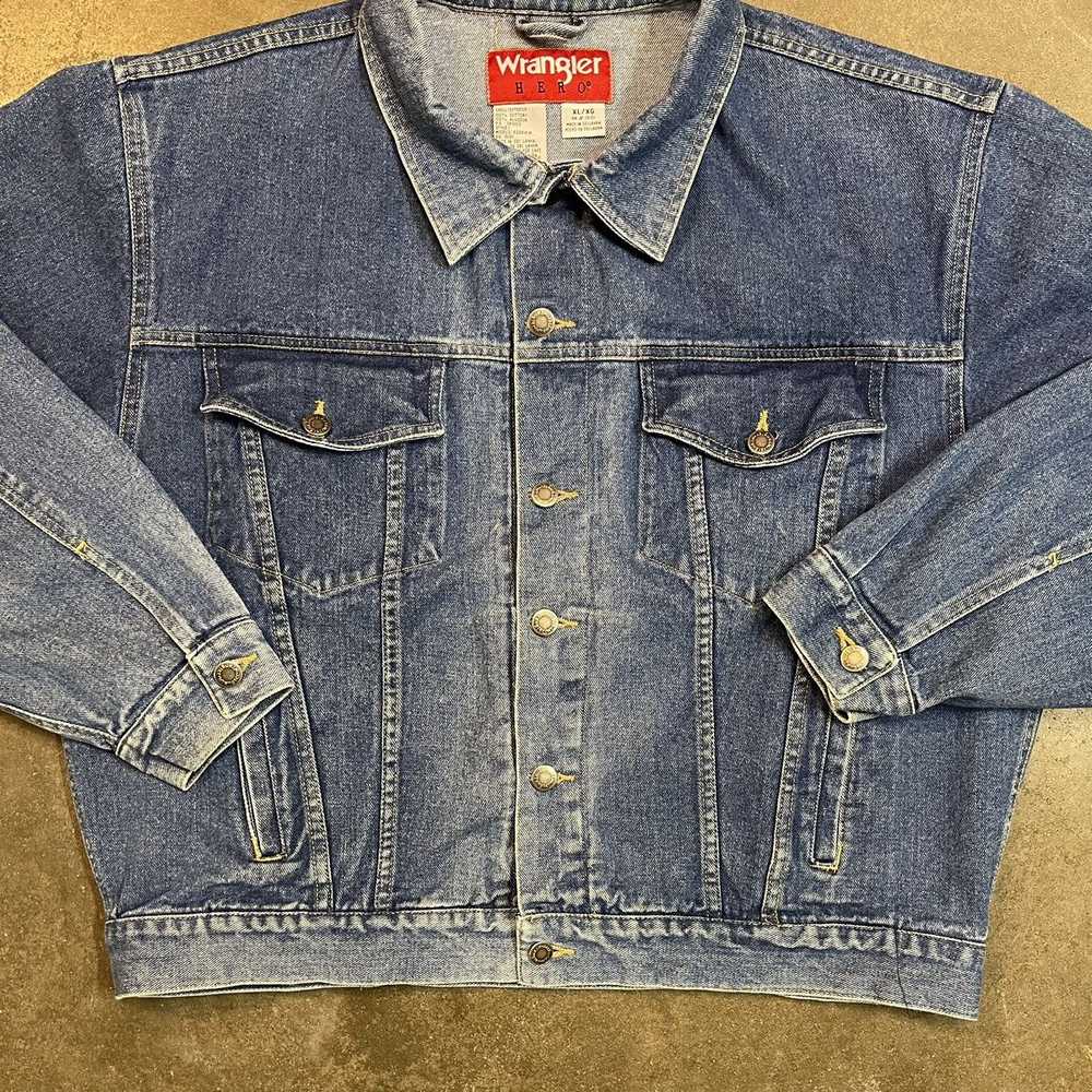 Denim Jacket × Vintage × Wrangler Vintage 90s Wra… - image 2