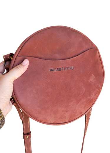 Portland Leather Circle Crossbody