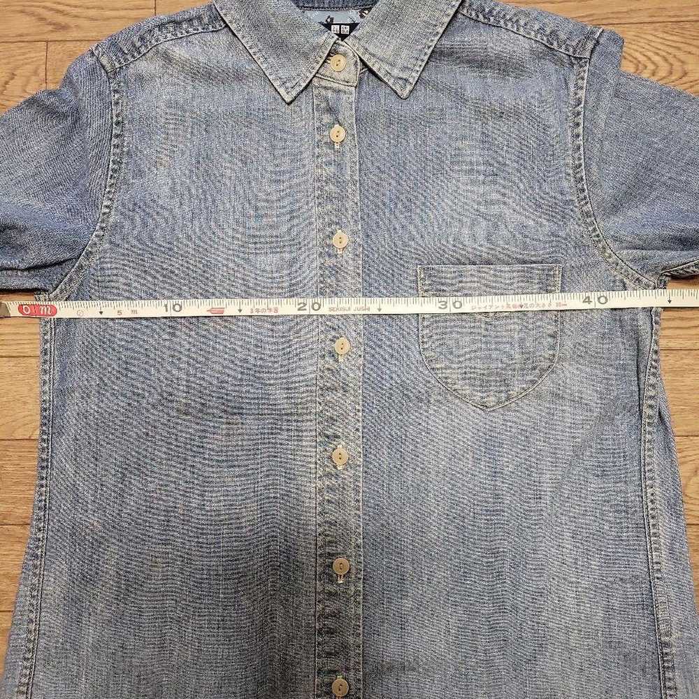 UNIQLO denim shirt vintage style - image 7