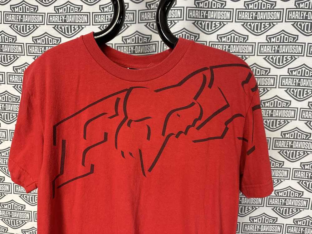 Fox Racing × Vintage Y2K Fox Racing Motocross Red… - image 2