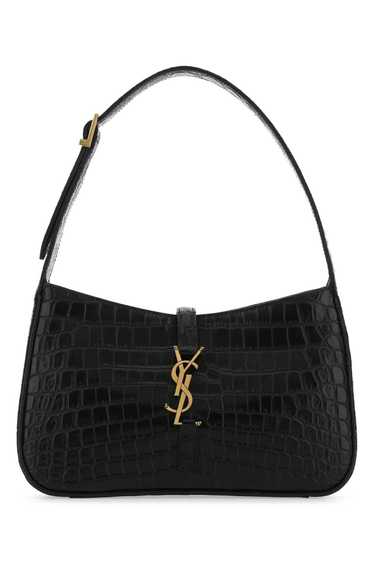 Saint Laurent Paris Black Leather Le 5 A 7 Shoulde