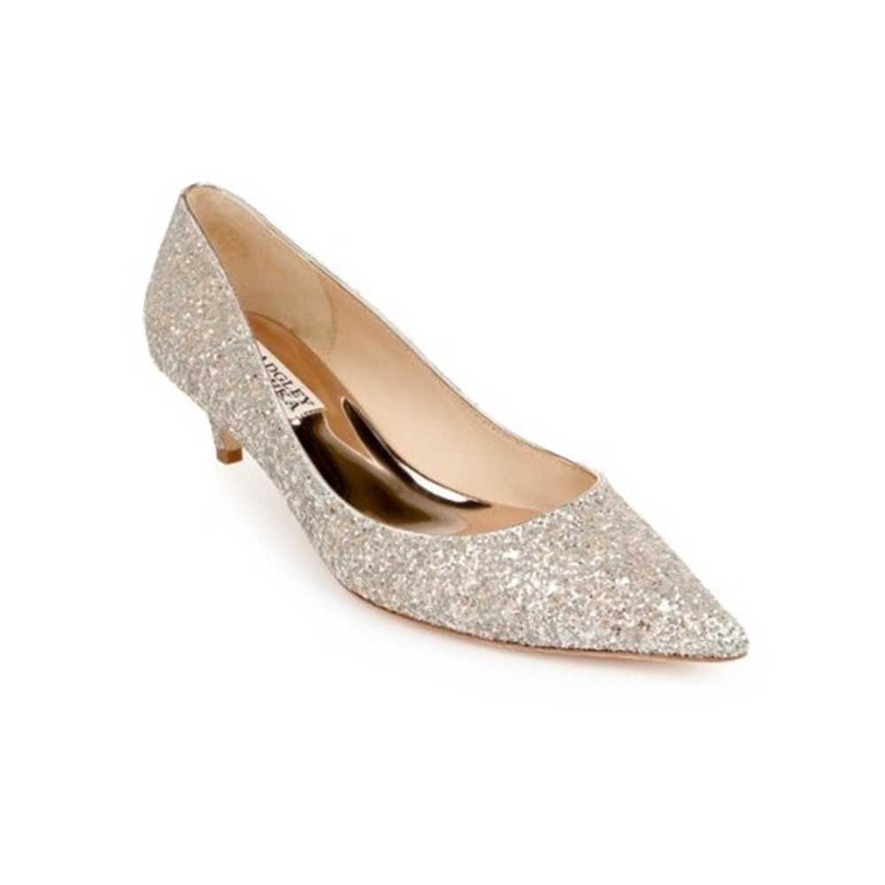 Badgley Mischka $199 Madison II Champagne Glitter… - image 1