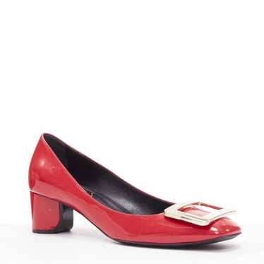 Roger Vivier ROGER VIVIER Trompette raspberry red… - image 1