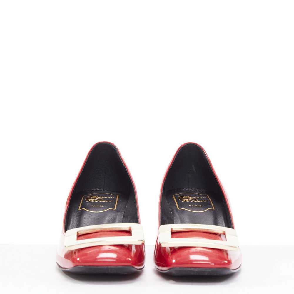 Roger Vivier ROGER VIVIER Trompette raspberry red… - image 3