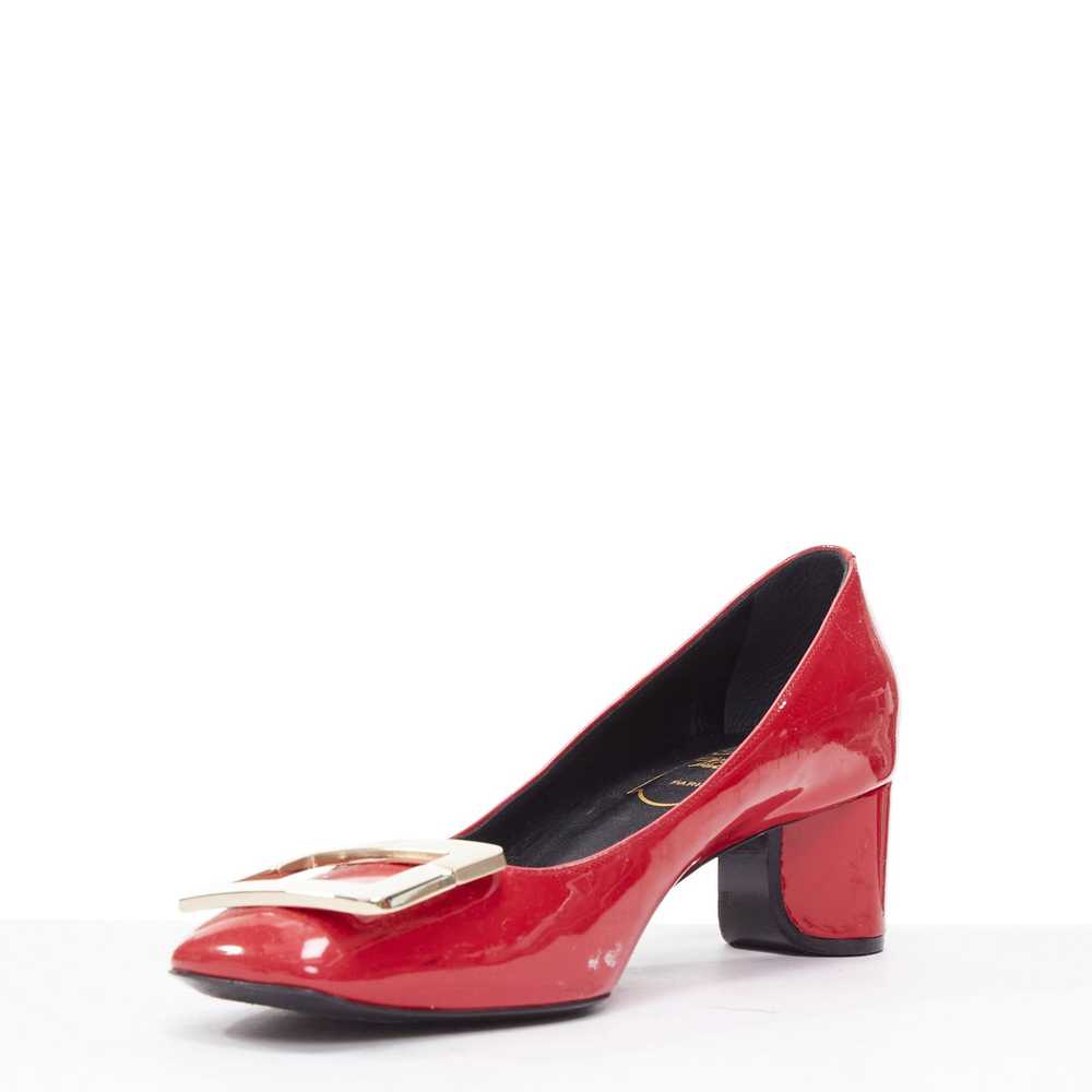 Roger Vivier ROGER VIVIER Trompette raspberry red… - image 4