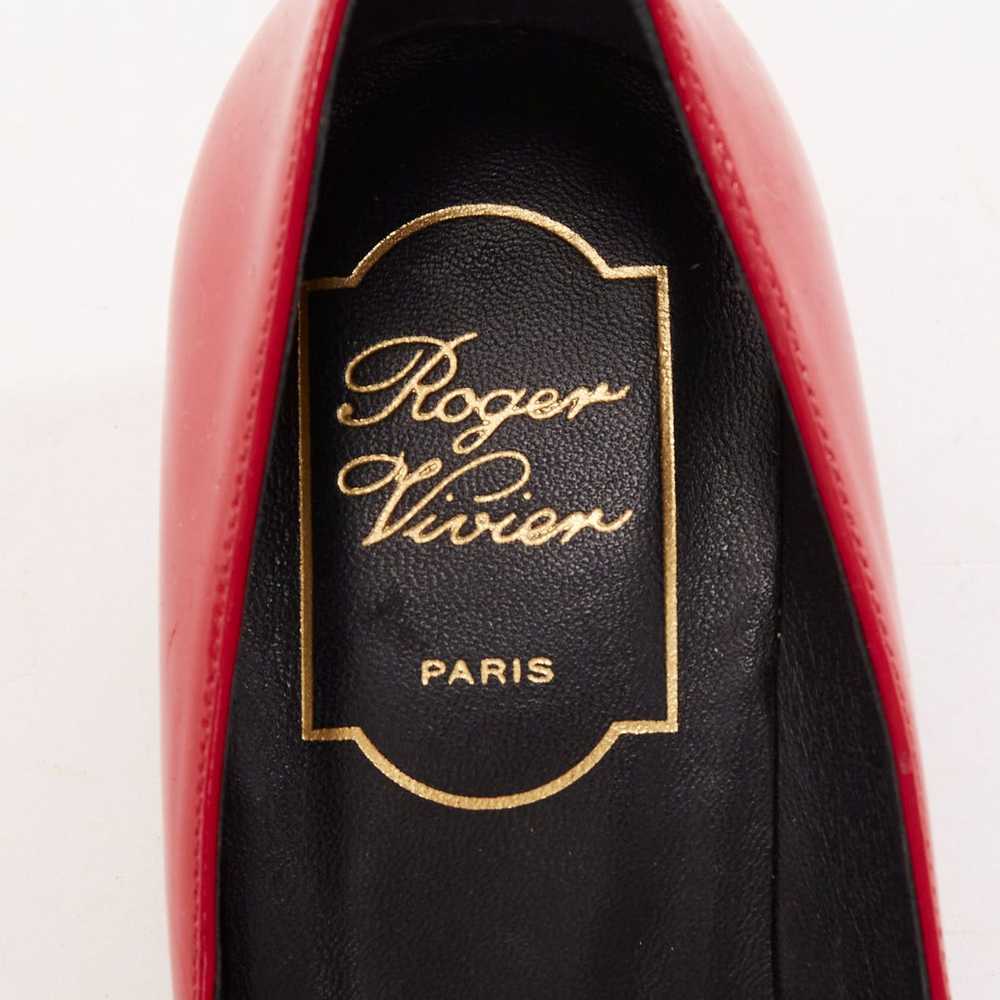 Roger Vivier ROGER VIVIER Trompette raspberry red… - image 9