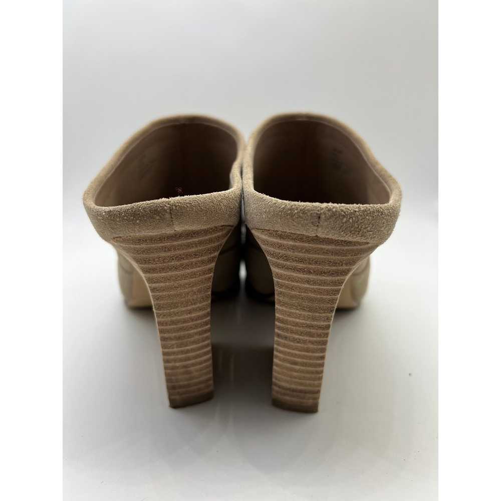 Donald J. Pliner Valda Taupe Block Heel Mules Wom… - image 4