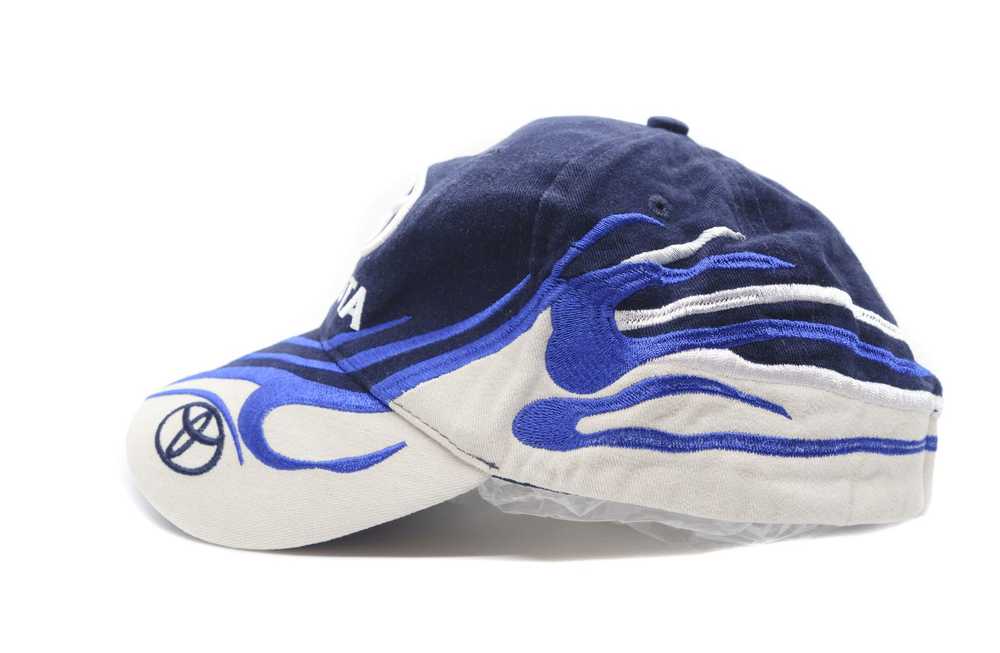 Racing × Vintage 90S Toyota Logo Y2K Flames Cap - image 3