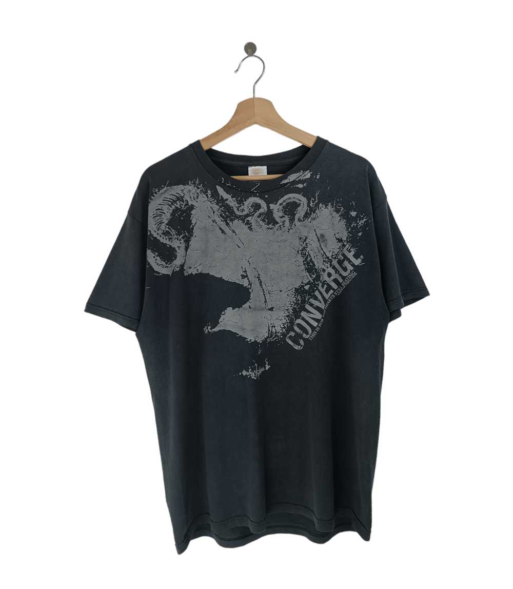 Band Tees × Vintage VINTAGE 2005 CONVERGE FADED V… - image 1