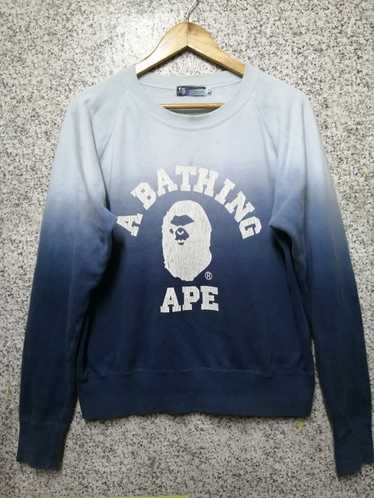 Bape × Vintage GRADIENT COLLEGE CREWNECK - image 1