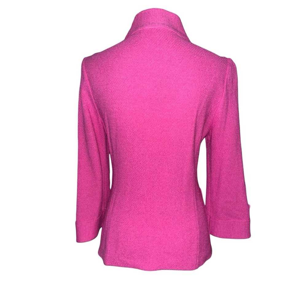 St. John Couture St. John hot pink woven jacket 8 - image 2