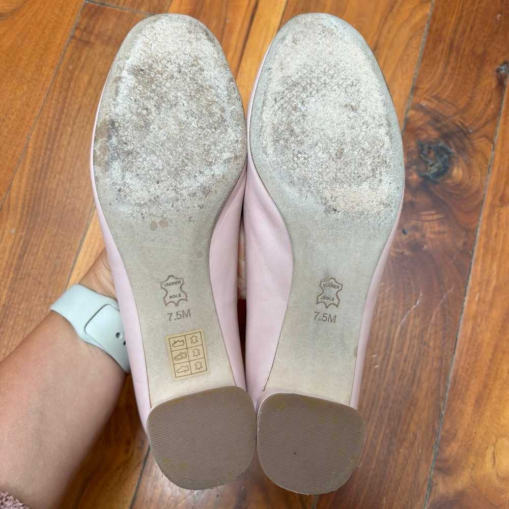 Tory Burch Caterina Round Toe Pink Leather Pumps … - image 10