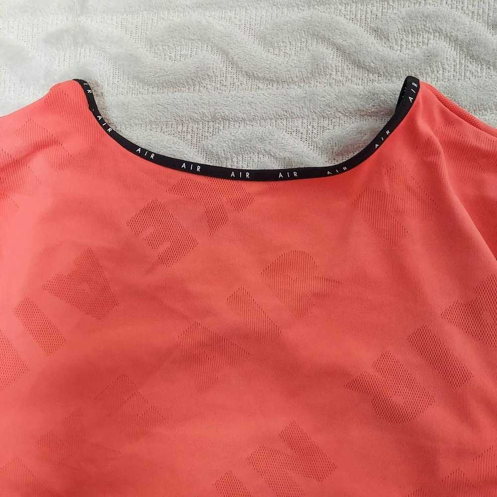 NIKE AIR T-shirt Running Shirt Women's Orange Vin… - image 9