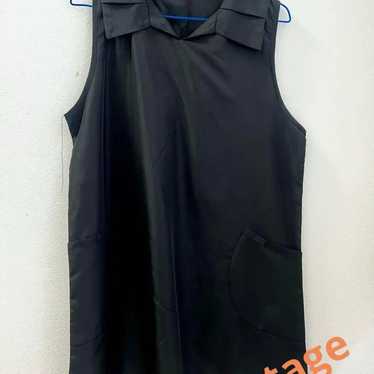 Black sleeveless tunic vintage