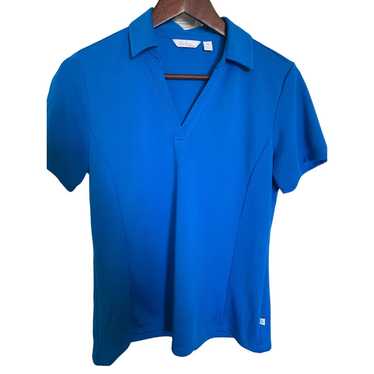 Other Lady Hagen polo v neck top royal blue size … - image 1