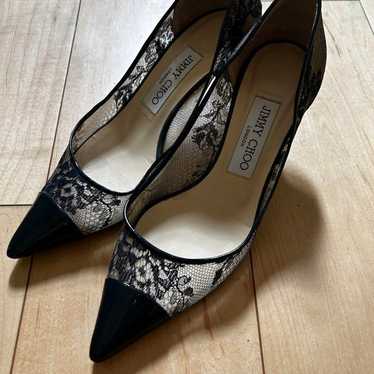 JIMMY CHOO Lace High Heel Pumps 36