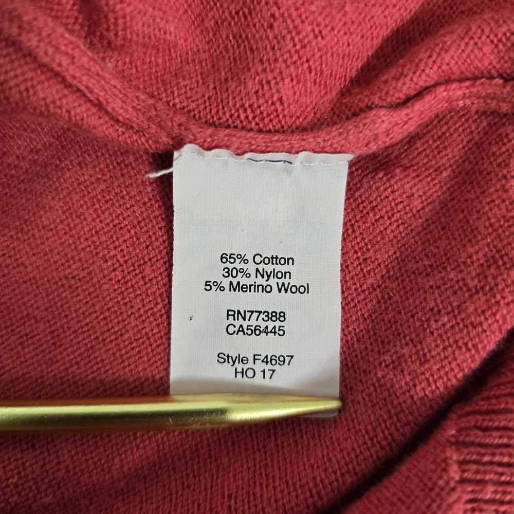 J.Crew J. Crew Harbor Cotton Sweater XL V-neck Co… - image 10