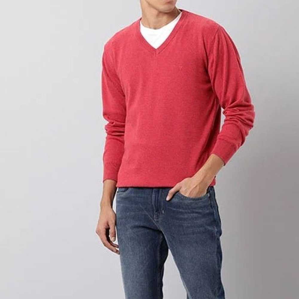 J.Crew J. Crew Harbor Cotton Sweater XL V-neck Co… - image 1