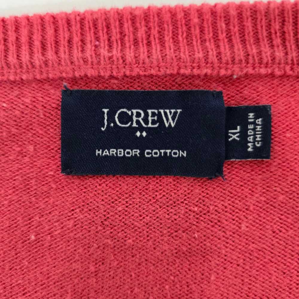 J.Crew J. Crew Harbor Cotton Sweater XL V-neck Co… - image 9