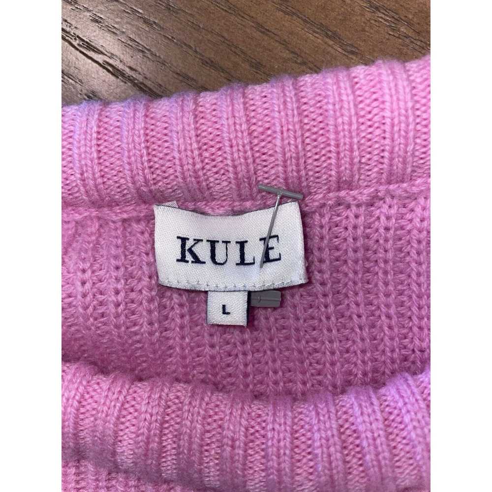 Kule Kule The Alden Crewneck Chunky Knit Wool cas… - image 7