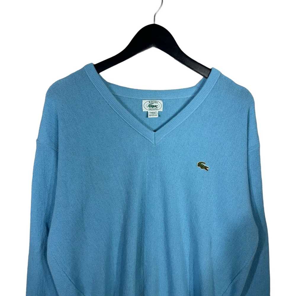 Lacoste Vintage IZOD Lacoste V-Neck Sweater - image 2