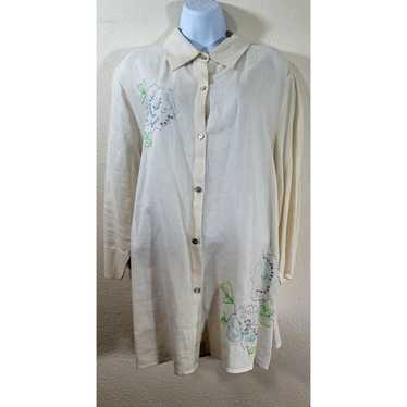 Other Sarah Spencer Woman Cream Floral Embroidered