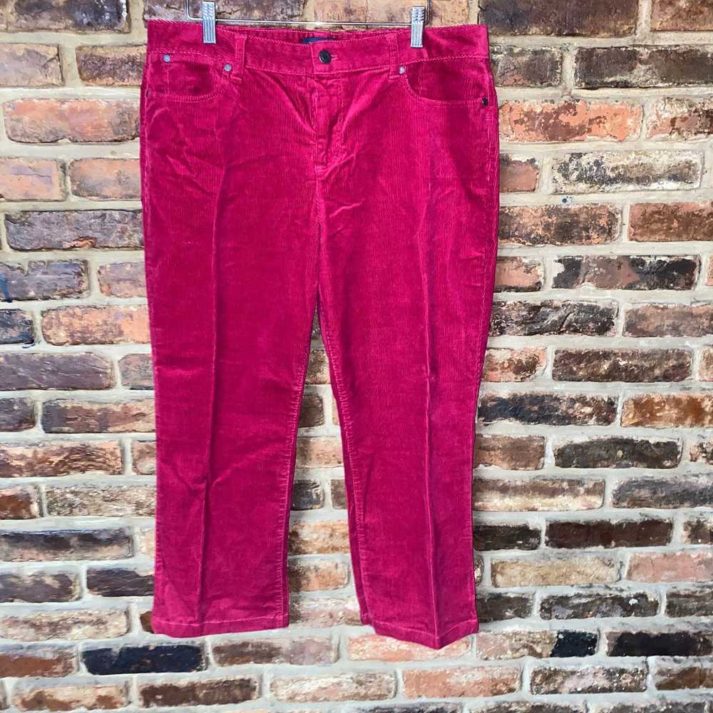 Other Talbots Maroon Red Corduroy Heritage Slim P… - image 1