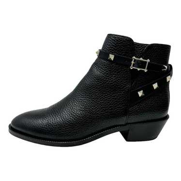 Valentino Garavani Rockstud leather western boots - image 1