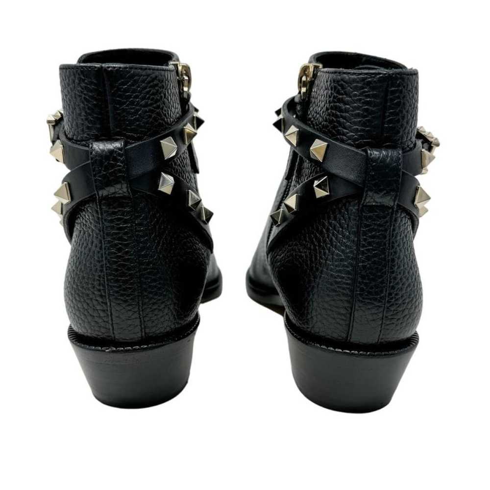 Valentino Garavani Rockstud leather western boots - image 3