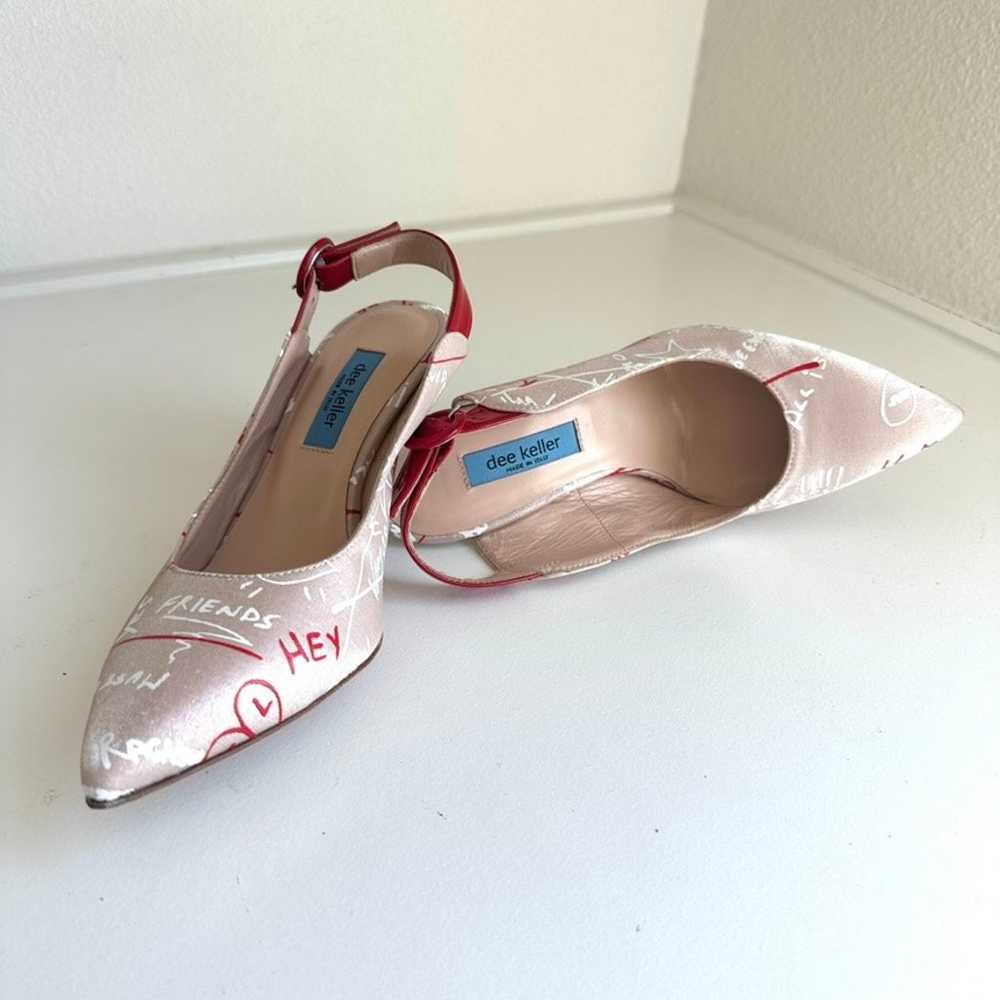 Dee Keller Slingback Heels - Graffiti Print Size … - image 11